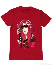 Tricou ADLER barbat Raining fire Rosu