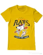 Tricou ADLER barbat The rough rats Galben