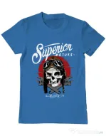 Tricou ADLER barbat Superior Albastru azuriu