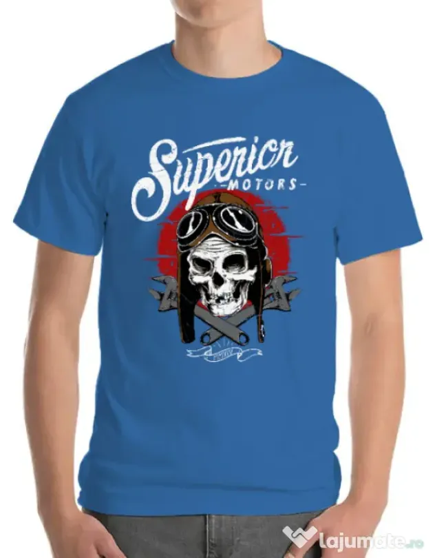 Tricou ADLER barbat Superior Albastru azuriu