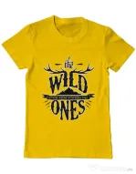 Tricou ADLER barbat The Wild Ones Galben
