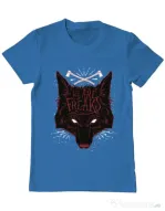Tricou ADLER barbat We are freaks Albastru azuriu