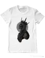 Tricou ADLER barbat Skull King Alb