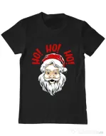Tricou ADLER barbat Smile santa Negru