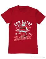 Tricou ADLER barbat Dont stop believin Rosu