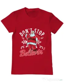 Tricou ADLER barbat Dont stop believin Rosu