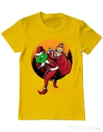 Tricou ADLER barbat Grinch stole Christmas Galben