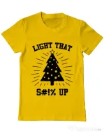 Tricou ADLER barbat Light that up Galben