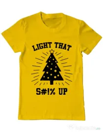 Tricou ADLER barbat Light that up Galben