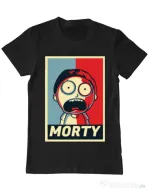 Tricou ADLER barbat Morty Negru