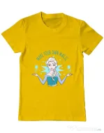 Tricou ADLER barbat Make your own magic Galben