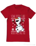 Tricou ADLER barbat Worth melting for Rosu