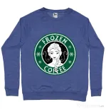Bluza ADLER barbat Frozen coffee Albastru melanj