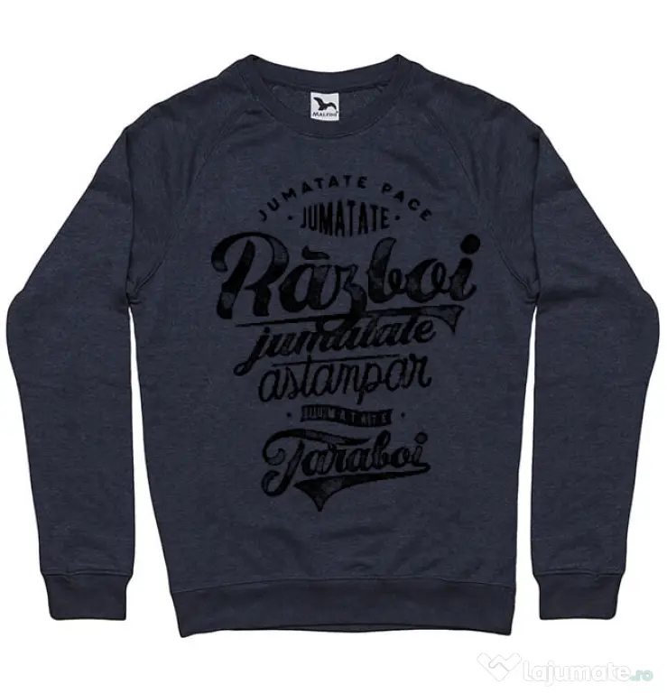 Bluza ADLER barbat Pace si razboi Denim inchis