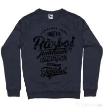 Bluza ADLER barbat Pace si razboi Denim inchis