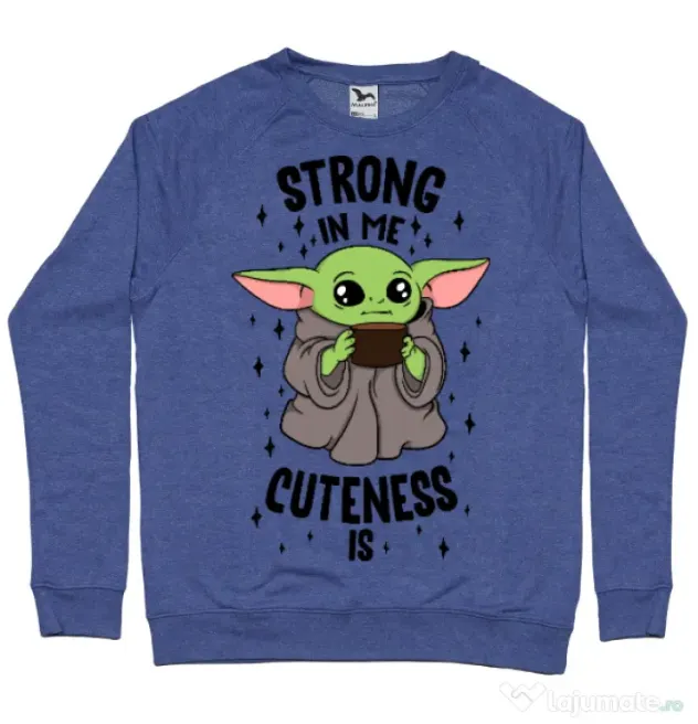 Bluza ADLER barbat Strong in me Albastru melanj