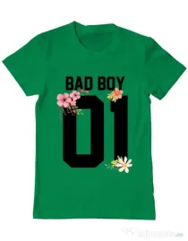 Tricou ADLER barbat Bad boy Verde mediu