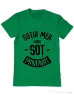 Tricou ADLER barbat Un sot minunat Verde mediu