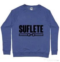 Bluza ADLER barbat Suflete Albastru melanj