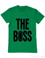 Tricou ADLER barbat The boss Verde mediu