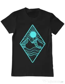 Tricou ADLER barbat Mountain Negru