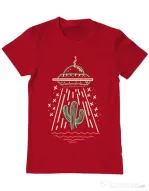 Tricou ADLER barbat UFO Rosu