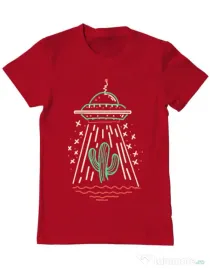 Tricou ADLER barbat UFO Rosu