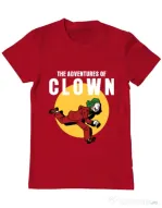 Tricou ADLER barbat Clown adventures Rosu