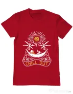 Tricou ADLER barbat Chill out Rosu