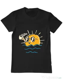 Tricou ADLER barbat Morning and coffee Negru