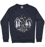 Bluza ADLER barbat Night camping Denim inchis