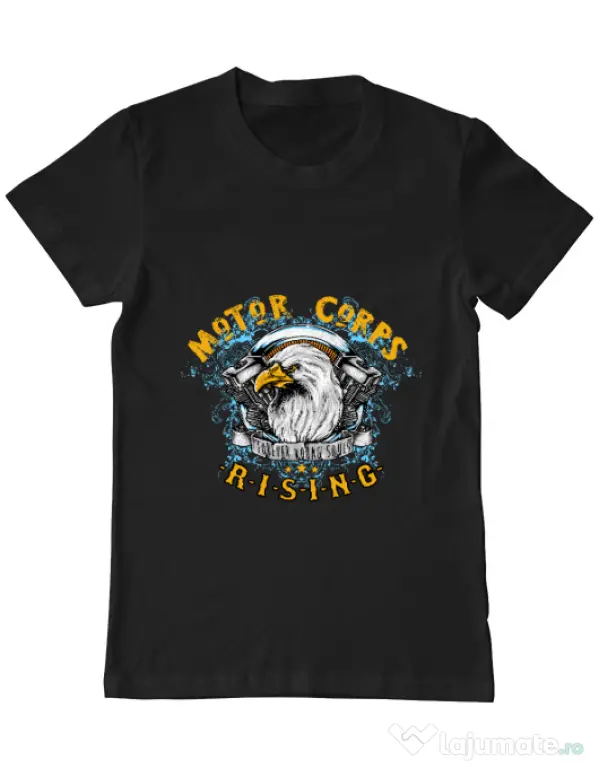 Tricou ADLER barbat Eagle Negru