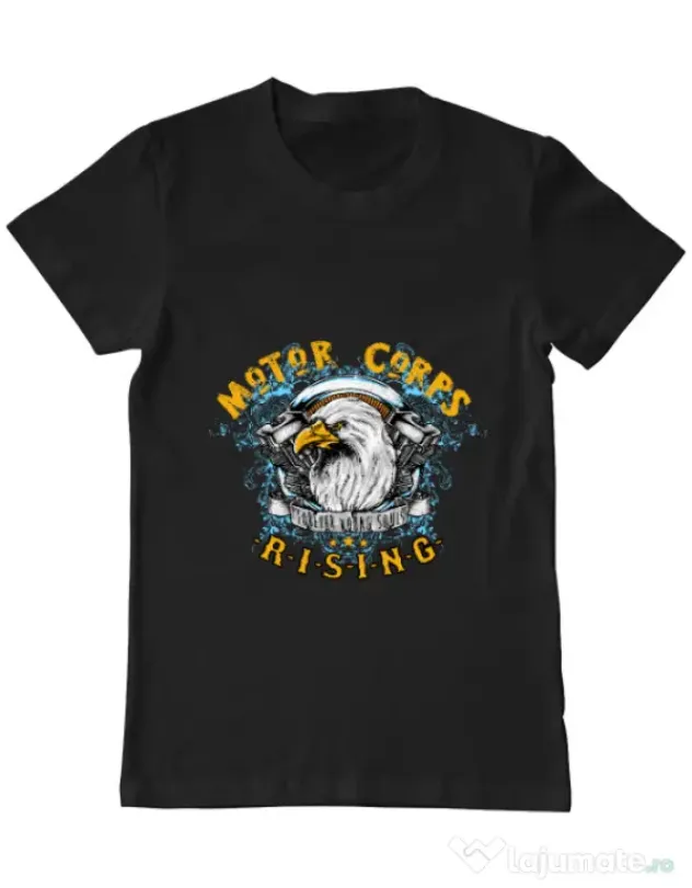 Tricou ADLER barbat Eagle Negru