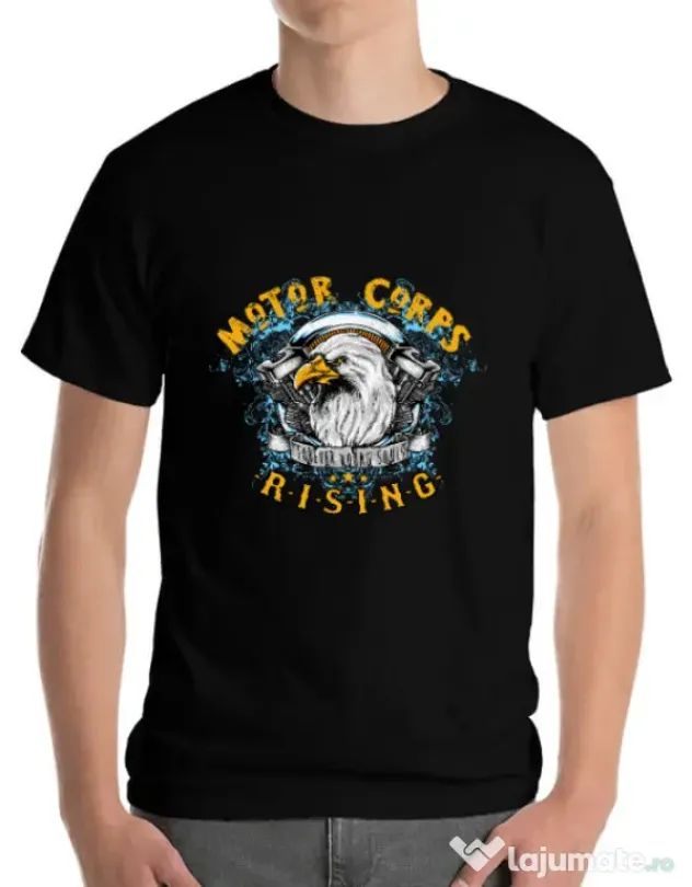 Tricou ADLER barbat Eagle Negru