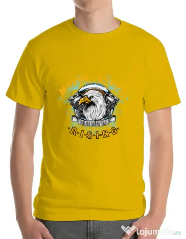Tricou ADLER barbat Eagle Galben