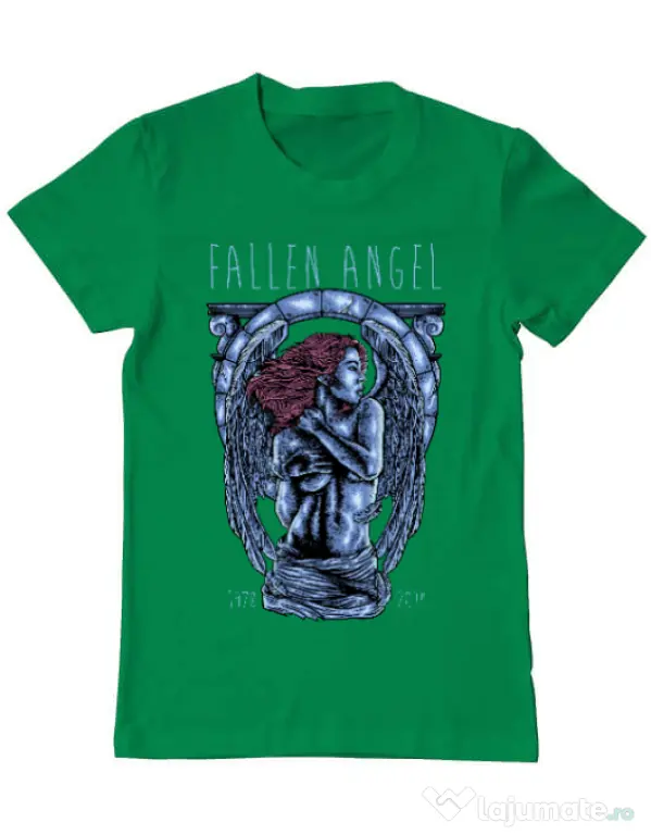 Tricou ADLER barbat Fallen angel Verde mediu