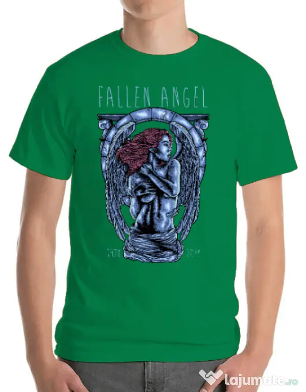 Tricou ADLER barbat Fallen angel Verde mediu