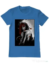 Tricou ADLER barbat Solitude Albastru azuriu