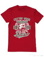 Tricou ADLER barbat Cotton wood Rosu