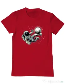 Tricou ADLER barbat Football kick Rosu