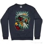 Bluza ADLER barbat Ghetobobaster Denim inchis