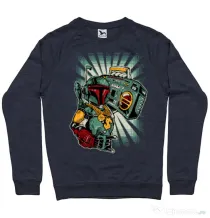 Bluza ADLER barbat Ghetobobaster Denim inchis