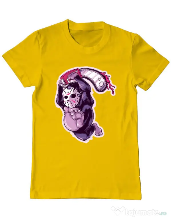 Tricou ADLER barbat Kong revenge Galben
