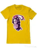 Tricou ADLER barbat Kong revenge Galben
