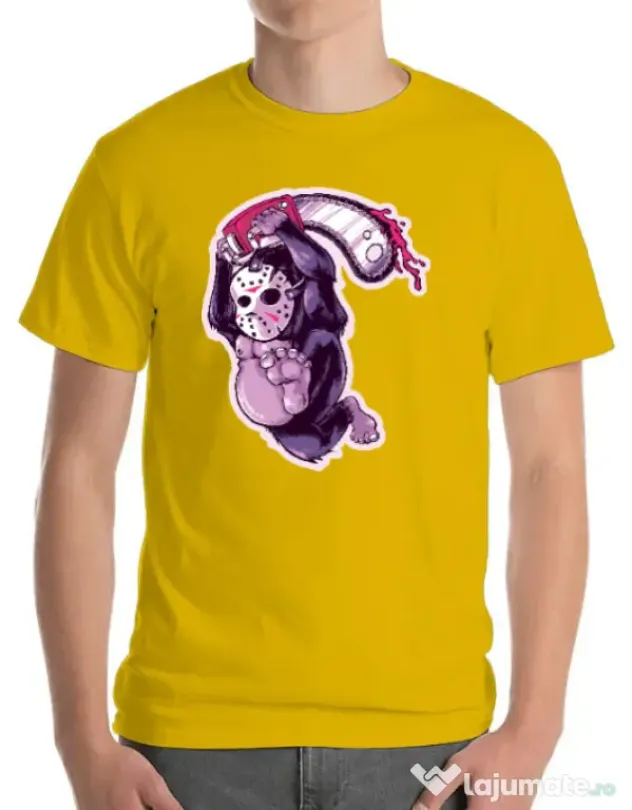 Tricou ADLER barbat Kong revenge Galben
