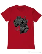 Tricou ADLER barbat Mr Boba Boba Rosu