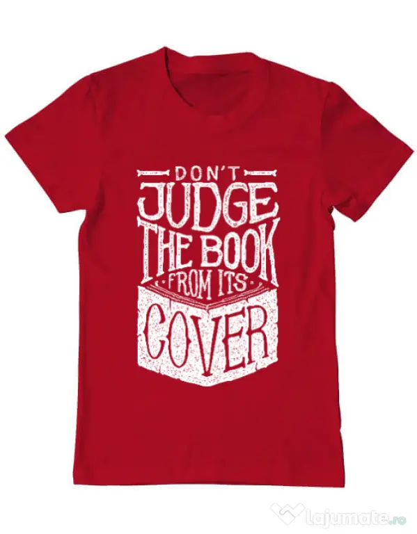 Tricou ADLER barbat Book cover Rosu