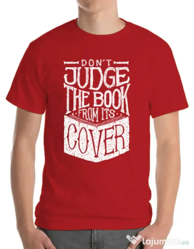 Tricou ADLER barbat Book cover Rosu