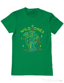 Tricou ADLER barbat Wild ones Verde mediu