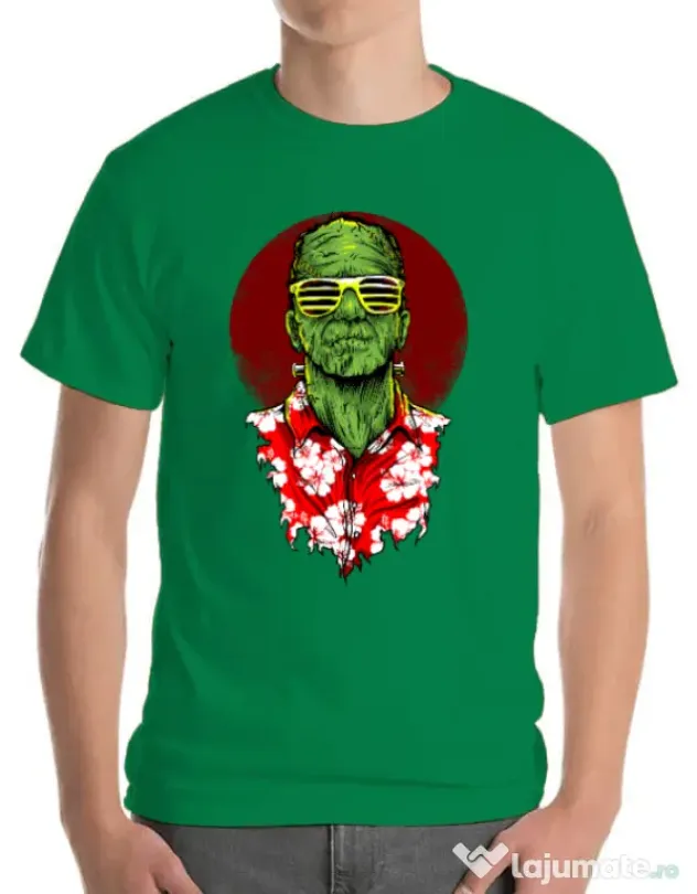 Tricou ADLER barbat Frank holiday Verde mediu